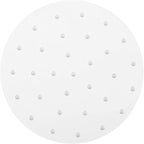 100pcs 11 Inch Round Air Fryer Liners, Fits 12-Inch Bamboo Steamer Baskets, Premium Perforated Parchment Paper Sheets, Non-stick Basket Mat, Perfect for Steaming/Baking/Air Fryers/Cooking