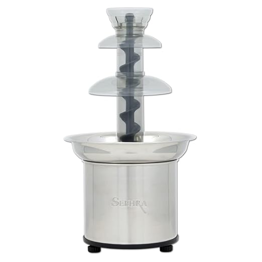 Sephra Select 16" Home Fondue Fountain - 4lb Capacity - Serves up to 20 People