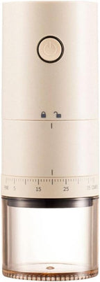 Portable Electric Burr Coffee Grinder with 38 Adjustable Grind Settings - USB Rechargeable Ceramic Core Conical Burr, Coffee Bean Grinder for Espresso, French Press, Travel, Camping, Home & Office Use