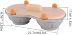 Wmool 2 Cavity Microwave Egg Cooker, Breakfast Double Row Egg Cooker, Poached Egg Cup Kitchen Cooking Gadgets