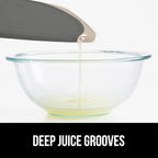 GORILLA GRIP BPA-Free Reversible Kitchen Cutting Board Set of 3, US Designed, Nonporous, Juice Grooves Catch Liquid, Slip Resistant Border, Dishwasher Safe, Durable Food Chopping Boards, Almond Gray