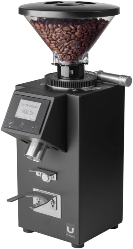 Urbanic 090 Electric Coffee Grinder (110~220v) / straight Titanium burr 60mm / (black) / (Made in Korea), 125*125*39(mm)