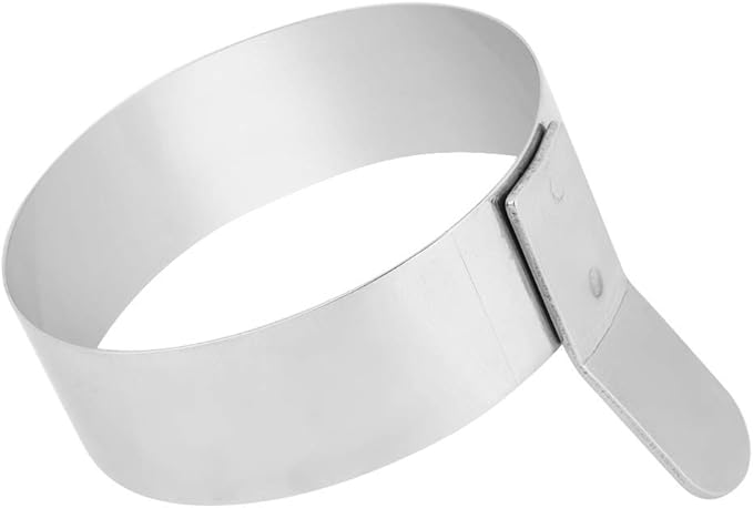 Egg Ring, 3.5in Stainless Steel Round Ring for Frying Eggs Pancakes Maker Molds Cooking Shaper for Breakfast