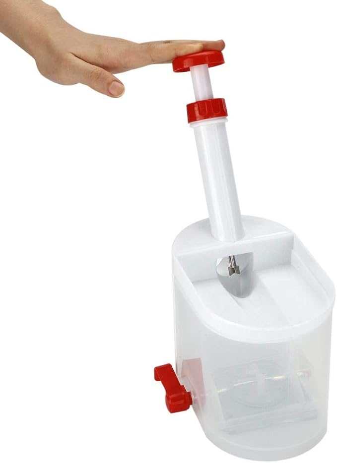 Plastic Cherry Pitter, Professional Cherry Stone Remover Grapes Seeds Removing Tool With Container