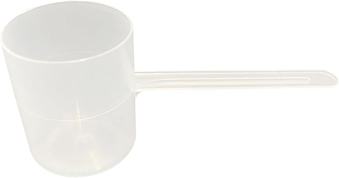 82 mL (82 CC | 2.77 Oz.) Long Handle Scoop for Measuring Coffee, Pet Food, Grains, Protein, Spices and Other Dry Goods (Pack of 100)