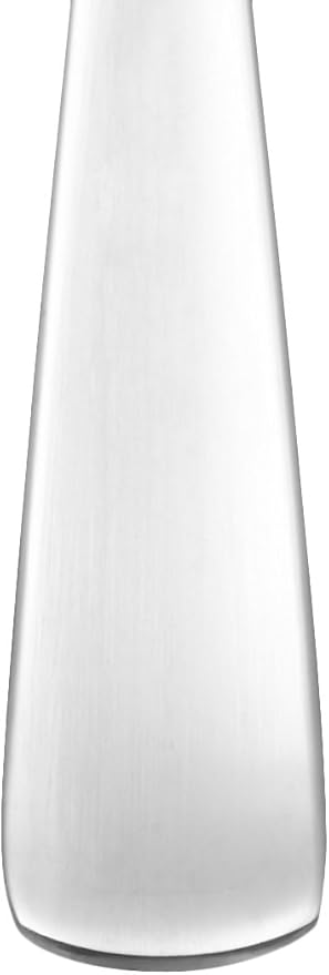 Amazon Basics 20-Piece Stainless Steel Flatware Set with Square Edge, Service for 4, Silver