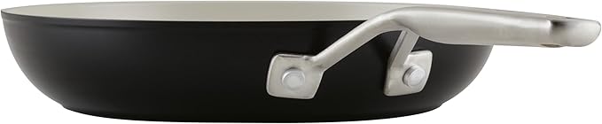 KitchenAid Hard Anodized Ceramic 9-Piece Nonstick Cookware Set – Includes Fry Pans, Saucepan, Stockpot, Durable, Even Heating, Oven Safe to 500°F, Matte Black