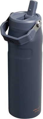 Stanley IceFlow Flip Straw 2.0 Water Bottle 24 oz | Built-In Straw with Larger Opening | Lightweight and Leak Resistant | Insulated Stainless Steel | BPA-Free | Twilight