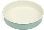 Martha Stewart Gallen 8 Inch Round Nonstick Carbon Steel Cake/Bake Pan - Teal