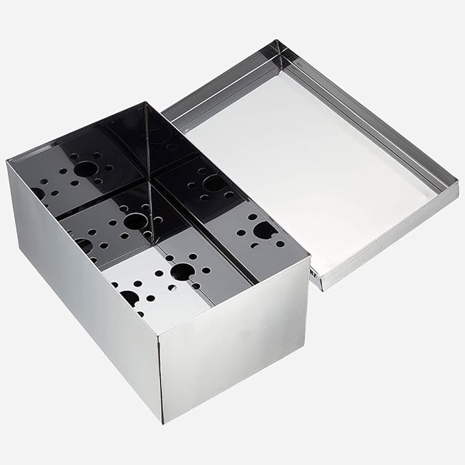 TIKUSAN Japanese Seaweed Container Sushi Nori Can Made in Japan Stainless Steel (Hinge)