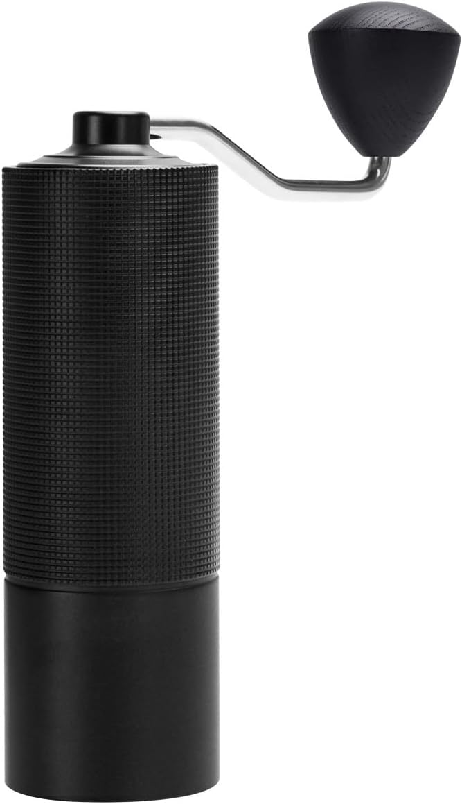 Manual Coffee Grinder Stainless Steel S2C Conical Burr Coffee Grinder, Capacity 20g Hand Coffee Bean Grinder, Double Bearing Positioning