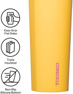 Corkcicle Classic Sport Canteen Insulated Water Bottle - Keeps Beverages Cold 25 Hours - Triple Insulated - Summer Drinkware Gift - Keeps Drinks Ice Cold - Leak-Proof Cap - 20 oz - Toucan Jams