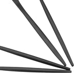 JASHII Luxury Black Flatware, Silverware Sets, 24-pieces Elegant Cute 18/10 Stainless Steel Silverware Set for Eating Home Kitchen Hotel Restaurant, Service Sets for 4 People, Dishwasher Safe