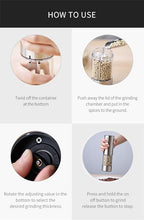 Electric Salt and Pepper Grinder Set, Upgraded 3.2oz (95ml) Large Capacity USB Rechargeable Mill with LED Light & 6 Adjustable Coarseness, Stainless Steel Shaker for Kitchen, BBQ, Gift Giving