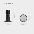 TIMEMORE 58mm Espresso Tamper - Stainless Steel & Aluminum Impact Tamper with Sound Feedback for Barista, Spring-Loaded Hand Tamper Tool Fits 58mm Portafilter (4 Springs Included)