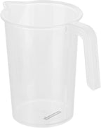 Restaurantware Measuring Cups, 8 Ounce Pack of 10 Conical Spout Baking Measuring Cups, Liquid Scaling Vessel with I-Beam Handle, Embossed Graduations, Clear, Break and Crack Resistant for Baking