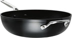KitchenAid Hard Anodized Induction Nonstick Stir Fry Pan/Wok with Helper Handle, 12.25 Inch, Matte Black