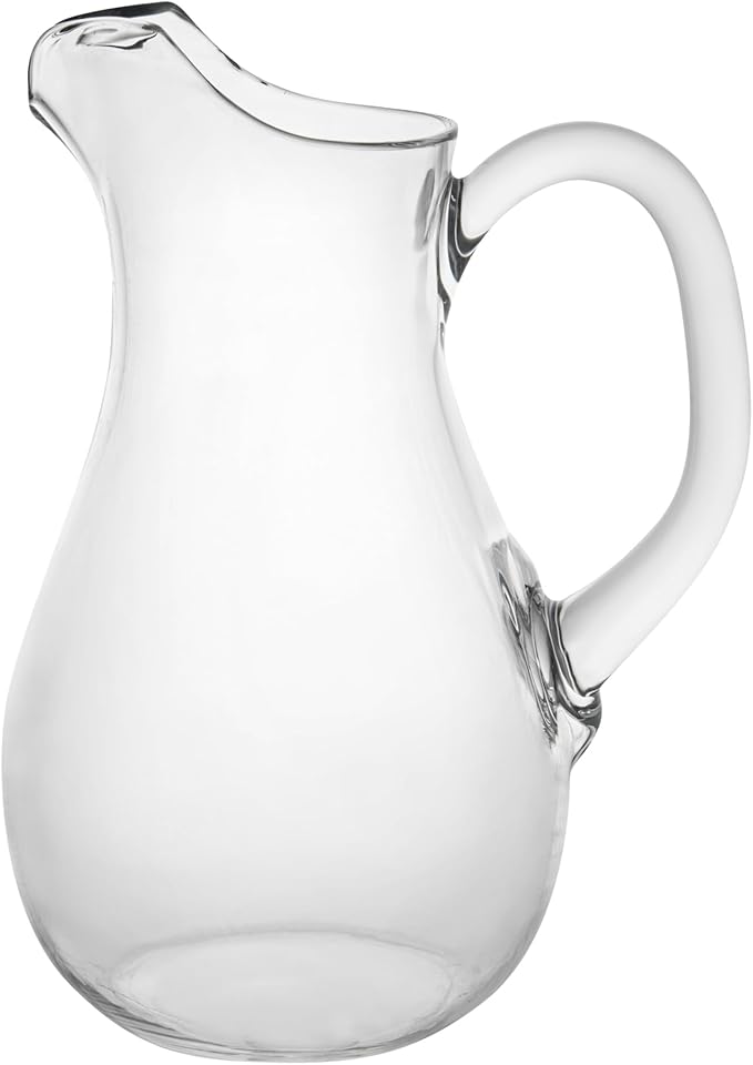Bev Tek 57 Ounce Water Pitchers, 6 Heavy-Duty Water Jugs - Dishwashable, Shatterproof, Clear Polycarbonate Beverage Serveware, For All Kinds Of Beverages - Restaurantware