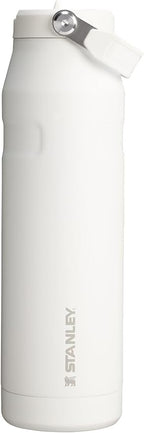 Stanley IceFlow Flip Straw 2.0 Water Bottle 36 OZ | Built-In Straw with Larger Opening | Lightweight & Leak-Resistant | Insulated Stainless Steel | BPA-Free | Frost