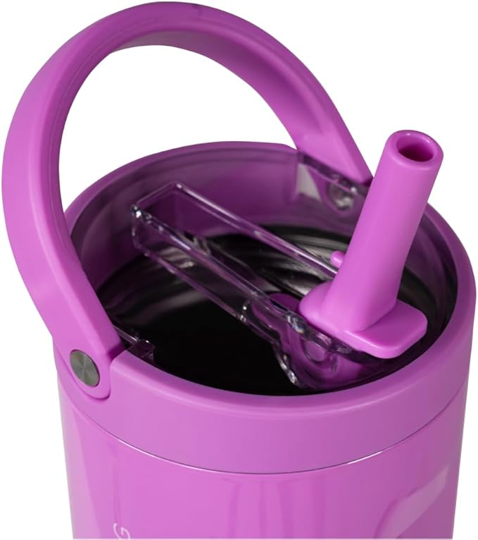 HydroJug Sport - Stainless Steel Tumbler with Straw, Vacuum Insulated, 40oz Leakproof Water Bottle, Ergonomic Design, Reusable, Dishwasher Safe, Rubber Base, Durable for Gym or Outdoors, Pulse