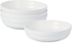 Stone Lain Virtuo 4-Piece Pasta Bowl Set Porcelain, White