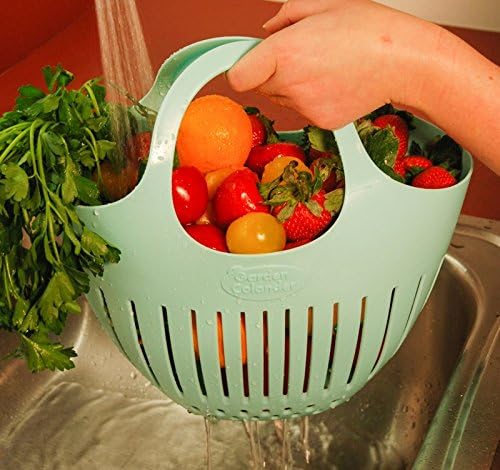 Hutzler Mini Colander Garden Basket, Small, Green
