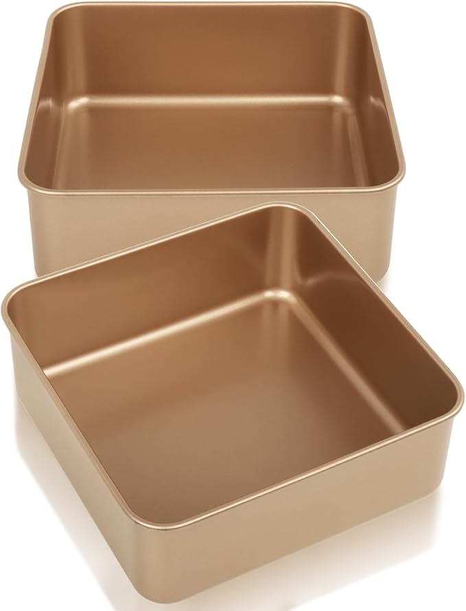 Baking Sheet Pans,2 Pack Nonstick Baking Sheet Pans,Cookie Sheet, Brownie Pan, Bread Pan for Toaster Oven, Small Baking Tray,Bakeware for Cakes, Cookies & Breads (7 Inches)