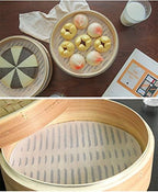 LadayPoa 10Pcs 11 inch Reusable Round Silicone Steamer Liners Non-stick Silicone Steamer Mesh Mat Pad Dim Sum Mesh for Home Kitchen or Restaurant
