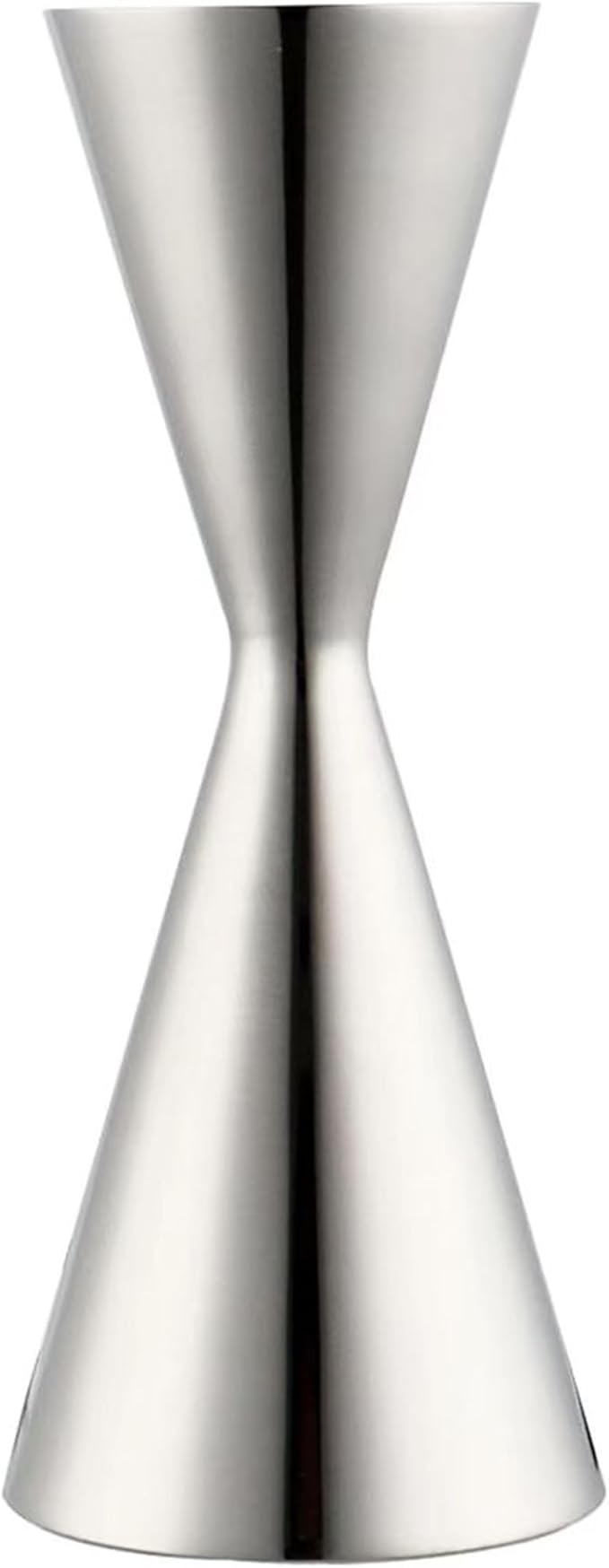 Silver Double Jigger Premium Japanese Style Slim Measuring 2 OZ 1 OZ Jigger,Double Cocktail Jigger,Japanese Jigger Bar Tool for Bar Home Party Wine Drink(304 SS)
