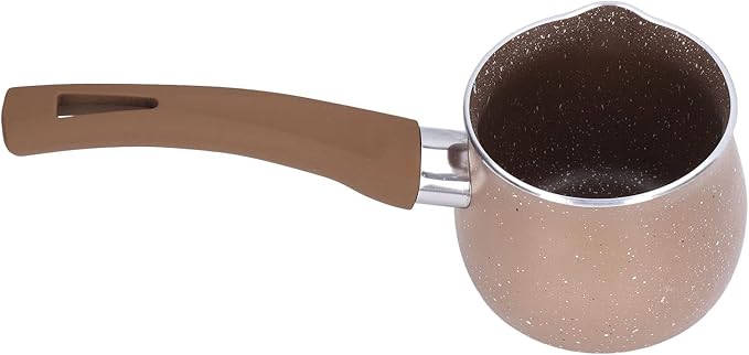 Non Stick Milk Pan, Mini Saucepan Coffee Warmer Boiling Pot Melting Pot Butter Warmer with Handle Stockpot