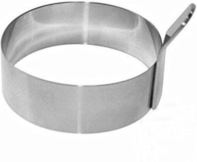 Egg Ring,3 Inch Stainless Steel Omelet Mold Pancake Ring Metal Kitchen Cooking Tool (3 Pack)