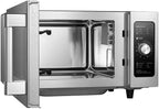 Midea Equipment 1025F0A Countertop Commercial Microwave Oven with Dial, 1000W, Stainless Steel.9 CuFt