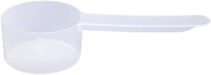 Plastic Measuring Scoop, 1.5 Tablespoon (23 cc | 23 mL) Long Handle Spoons for Powders, Granules, Coffee, Pet Food, Baking Supplies, Protein and Other Dry Goods, BPA Free (Set of 1)