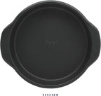 Oster Teston 9" Round Nonstick Carbon Steel Cake/Bake Pan - Matte Black