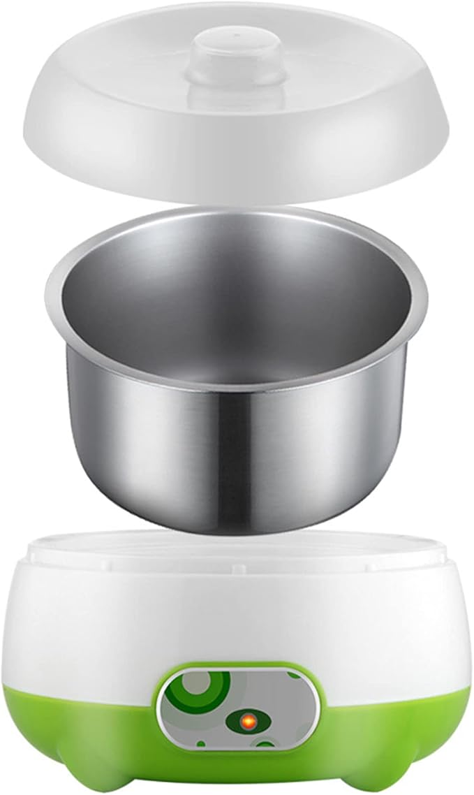 Electric Yogurt Maker, 1L Yogurt Maker Machine Auto Constant Temperature w/Stainless Steel Inner Pot, Homemade DIY Yogurt Maker for Home Organic Yogurt, Fruit Wine Maker, Cheese Maker