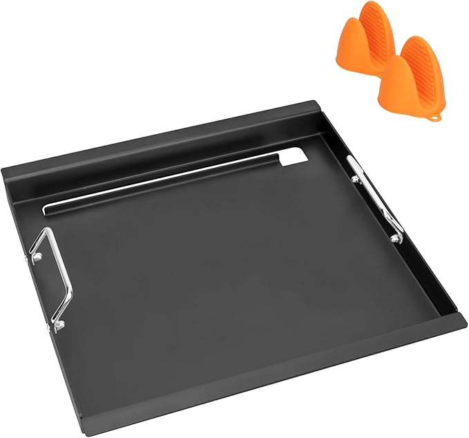 17" Full-Size Griddle Insert for Charbroil Performance 2 Burner 463630021 463660421 463630422 463660021 463655421 463655021, Replacement for G426-0004-W1 G426-0005-W1, Flat Top Griddle for Nexgrill