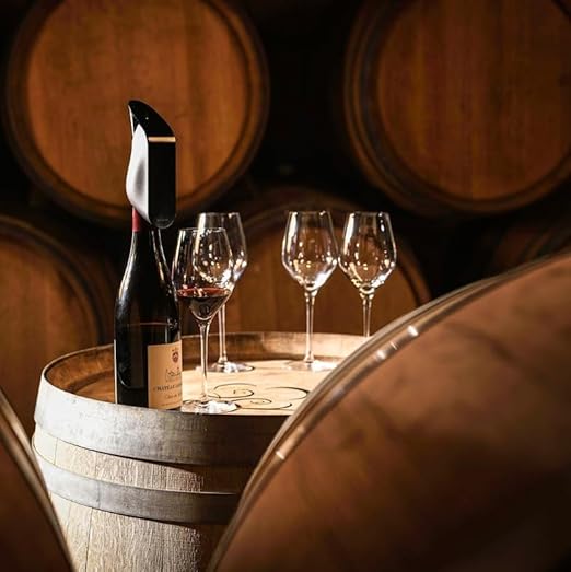 Electric Wine Aerator Aveine - Precise and Instant Aeration for Enhanced Wine Tasting - Innovative French Technology - Free Smart App