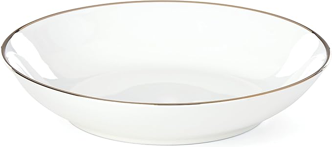 Lenox White Trianna Large Pasta Bowl, 0.60 LB