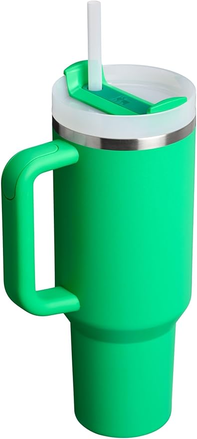 Stanley Quencher H2.0 Tumbler with Handle and Straw 40 oz | Flowstate 3-Position Lid | Cup Holder Compatible for Travel | Insulated Stainless Steel Cup | BPA-Free | Meadow