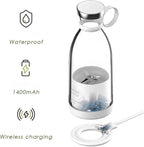 Dr.Boyd’s HEALTH portable miXer mini blender for Shakes and Smoothies- 12 oz Container, Magnetic Wireless charging, Rechargeable Battery, 50w Motor, Waterproof, Built in Safety Features