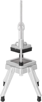 Commercial Vegetable Fruit Chopper W/6-Wedge Slicer&1/4″&3/8″&1/2" Blade Professional Food Dicer French Fry Cutter Onion Slicer Stainless Steel For Tomato Peppers Potato Mushroom