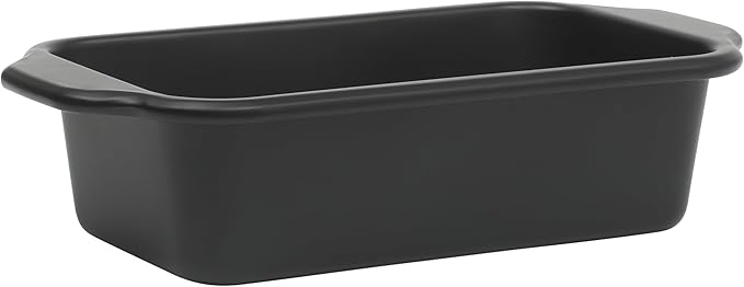 Oster Teston 9 Inch x 5 Inch Nonstick Carbon Steel Loaf Pan - Matte Black