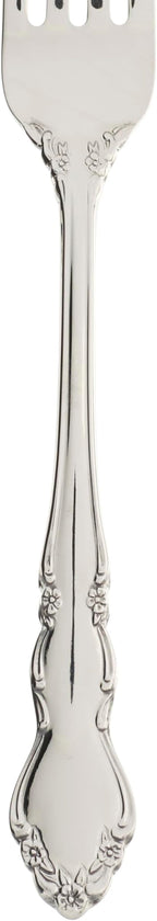 Oneida Silverware Set For 8, Dover 45-Piece Fine Flatware Set with Serving Utensils, Service For 8, 18/10 Stainless Steel, Ornate Pattern, Dishwasher Safe, Knives Spoons & Forks Set (Silver 45 Pieces)