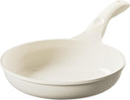 Redchef Ceramic Frying Pan, Small Nonstick Frying Pan, Non Stick Pans for Eggs & Omelets, PFOA & PFAS-Free, Fast & Even Heat, Compatible with All Cooktops, Dishwasher Safe, Beige White, 9.5"