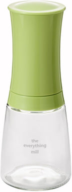 Kyocera Advanced Ceramics Pepper, Salt, Seed and Spice Mill with Adjustable Advanced Ceramic Grinder, The Everything Mill-Apple Green