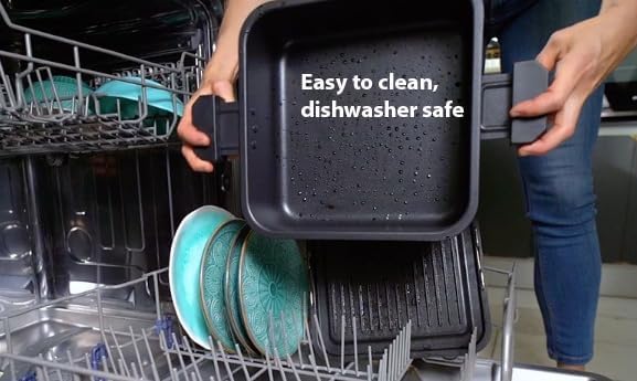 Foodgenie Gourmax Pro One Cooking Device - All-in-One Oven, Smokeless Grill, Air Fryer, Griddle, Cooker & More – 16 Preset Functions, Smart Temperature Control, Dual Surface, Dishwasher Safe, 1500W