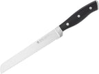 HENCKELS Forged Accent Razor-Sharp 8-inch Bread Knife, Cake Knife, Black, German Engineered Informed by 100+ Years of Mastery