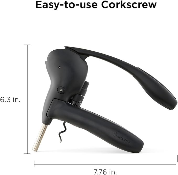 Rabbit Wine Lever Corkscrew Wine Opener With Built In Foil Cutter (Pack of 12)