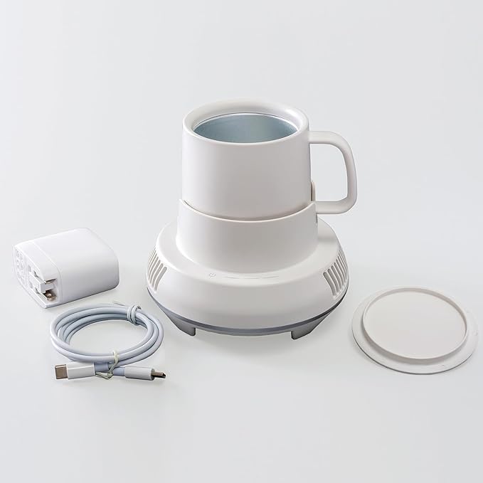Coffee Warmer, Cup Cooler and Warmer for Desktop, Smart Beverage and Drink Cooling 2 -in-1