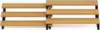 Furinno Ravel 3-Tier Multipurpose Expandable, Nestable Kitchen Counter Spice Rack Organizer, Set of 2, Beech/Black